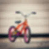 A vibrant 18-inch bike designed for children