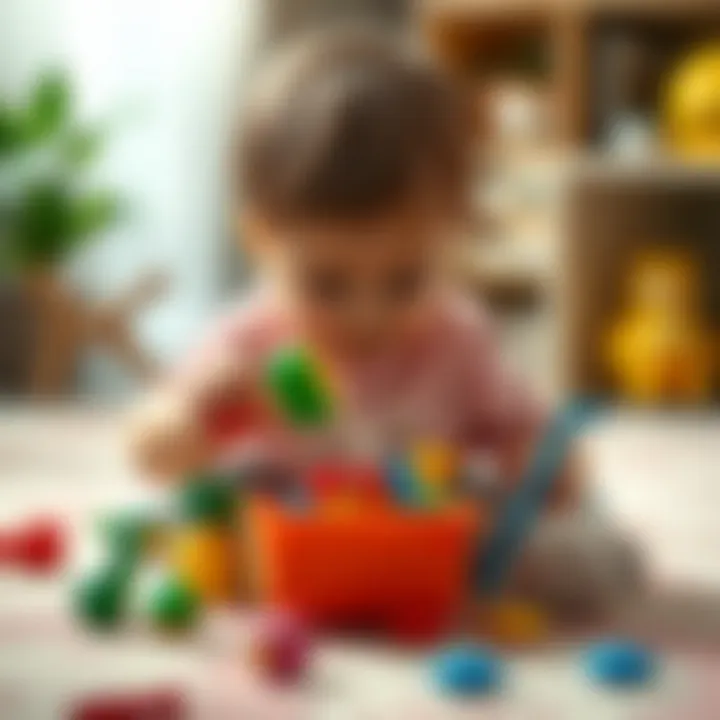 Interactive sensory play for toddlers