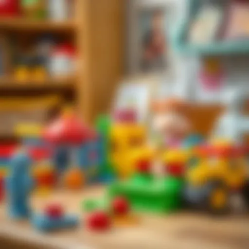 Diverse range of educational toys for children