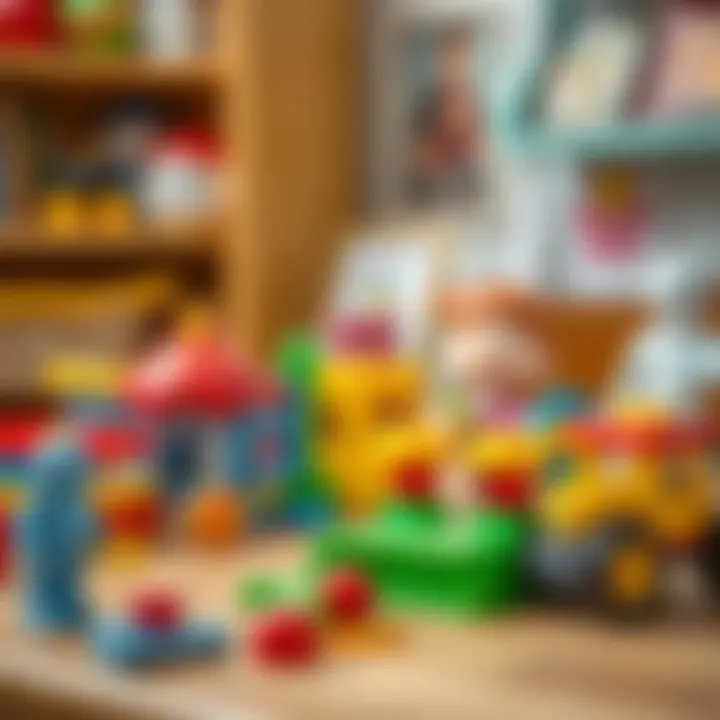 Diverse range of educational toys for children