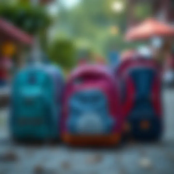 Backpacks with different features