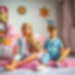 Playful pajama collection inspired by Barbie and Ken