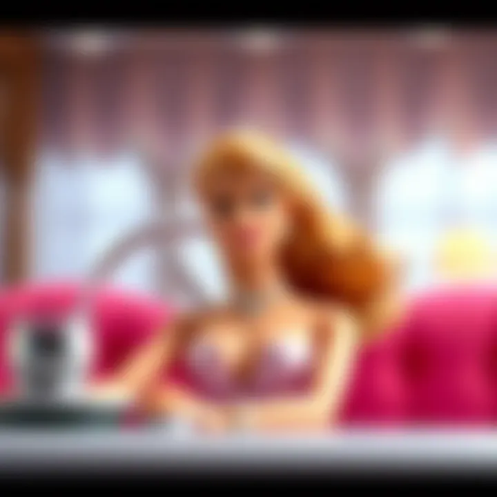 Scene from Barbie movie featuring iconic doll