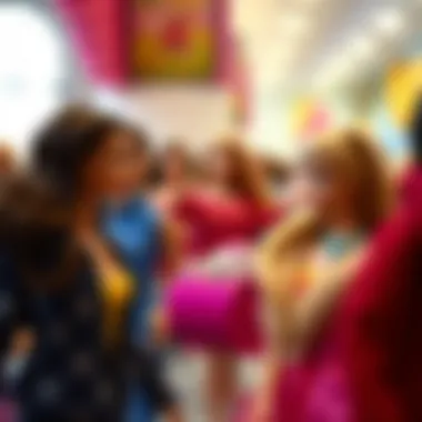 Representation of Barbie characters reflecting societal changes over time