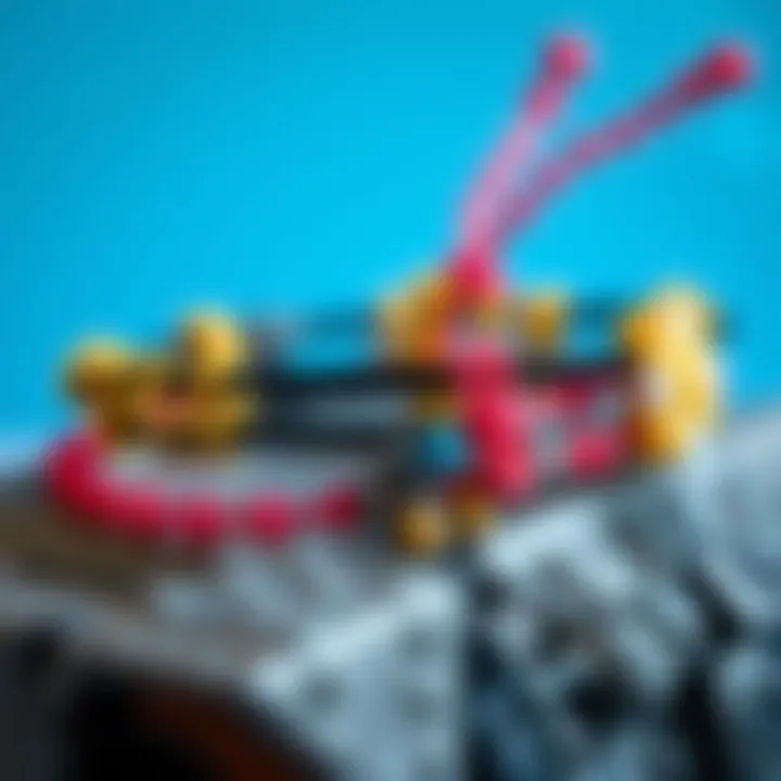 A completed bracelet showcasing creativity and design