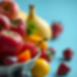 A colorful assortment of fruits suitable for infants