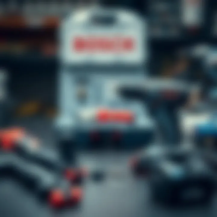 Comparison chart highlighting the Bosch repair kit against competitors