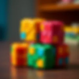 Colorful Bultak cube toys for children's playtime