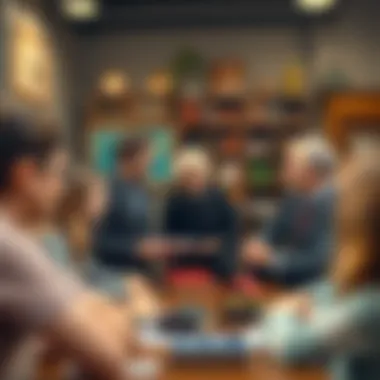 Educational Discussion on Çanakkale Models Parents and educators discussing the educational benefits of Çanakkale models