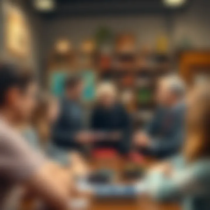 Educational Discussion on Çanakkale Models Parents and educators discussing the educational benefits of Çanakkale models