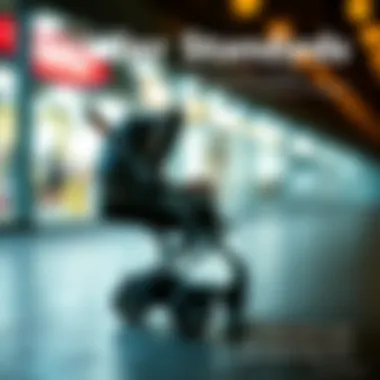 Safety standards for children's strollers in an infographic