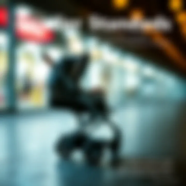 Safety standards for children's strollers in an infographic