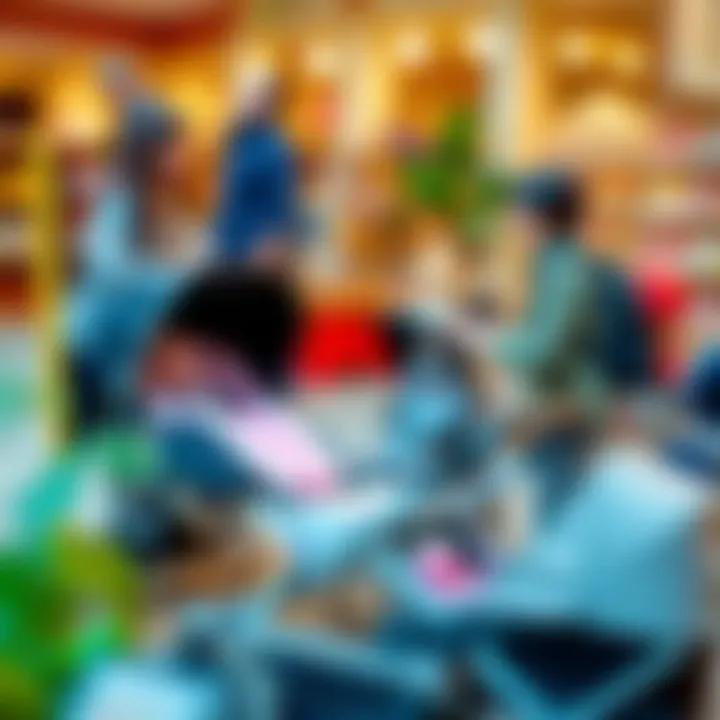 Parent selecting the right stroller for their child