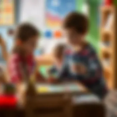 Children engaged in painting activities, enhancing their development through art