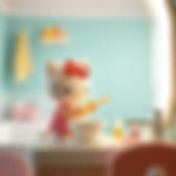 Children enjoying their personal care routine