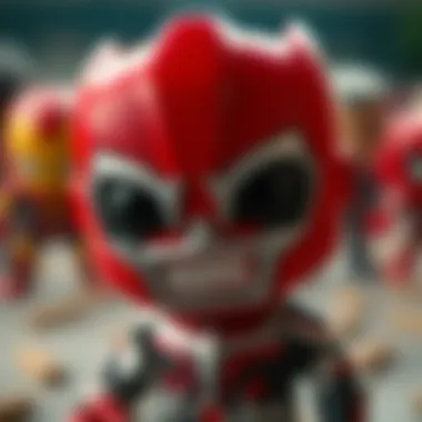 Close-up of a unique Marvel character figure capturing attention
