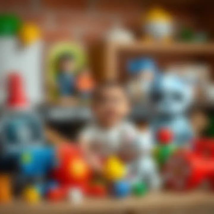 Different types of toys contributing to cognitive skills