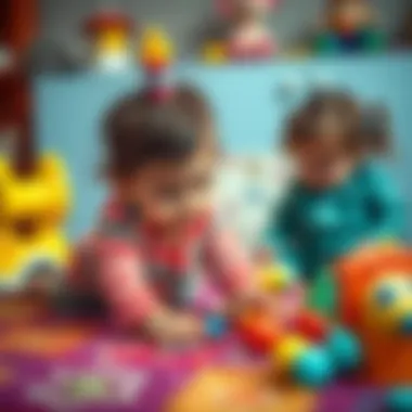 Engaging Toddlers with Colorful Activity Rugs Colorful activity rug engaging toddlers in play