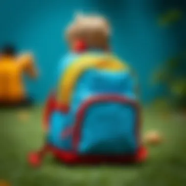 Colorful backpacks for toddlers
