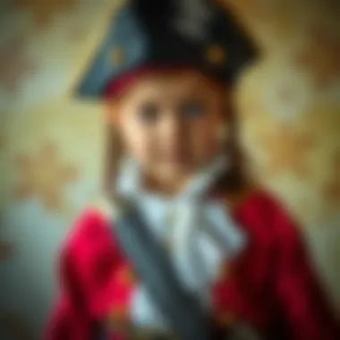 Classic Pirate Costume A cute child in a classic pirate outfit