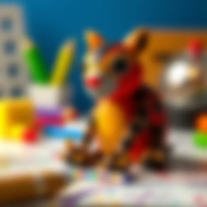 A creative artwork made using double-sided felt tip pens