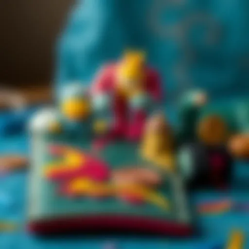 Vibrant leather art created with dye pens