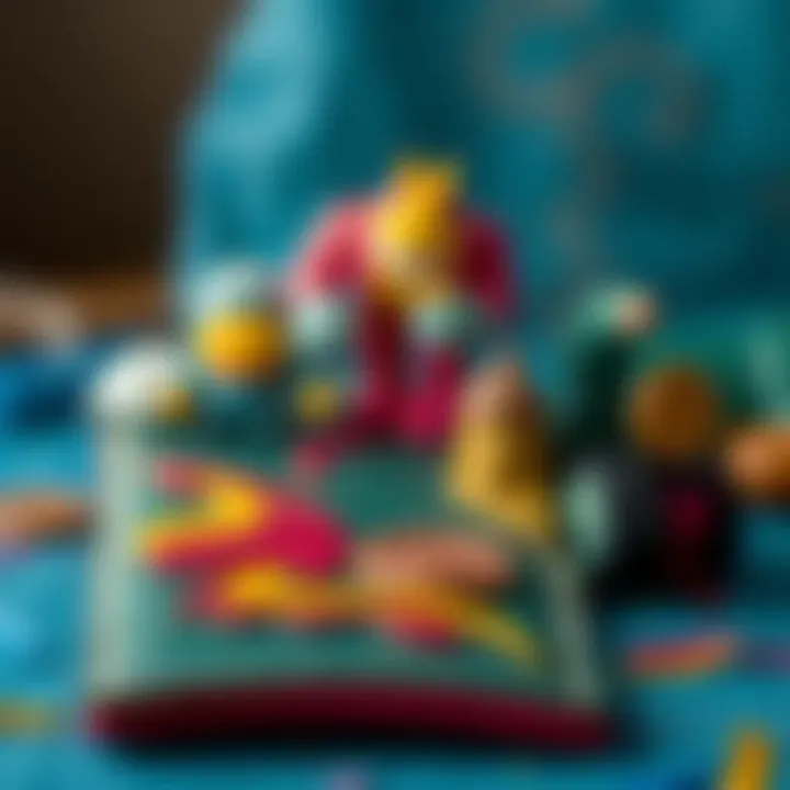 Vibrant leather art created with dye pens