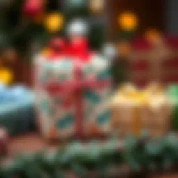 Creative gift wrapping ideas using colorful materials