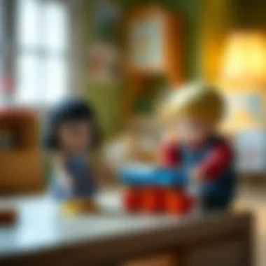 Educational aspect of small toy dolls in a learning environment