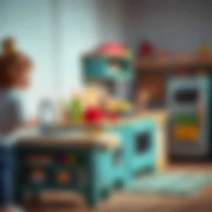 Educational benefits of play with kitchen sets for kids