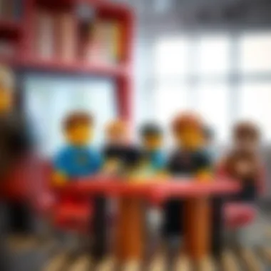 Educational settings using Lego mini figures for learning