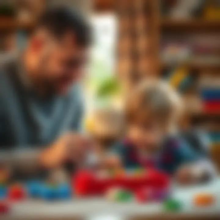Parent and child enjoying a game together, strengthening bonds