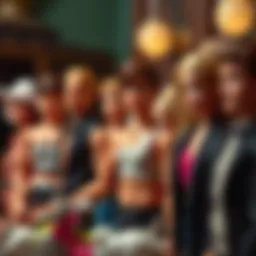 Historical evolution of the male Barbie figures