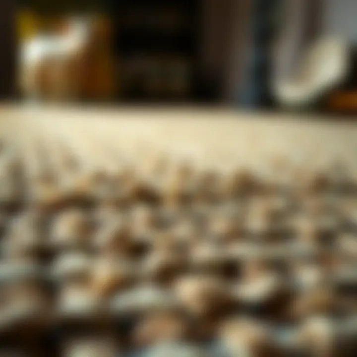 Close-up of a farm rug's texture showcasing durability