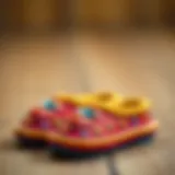 Colorful figurine slippers designed for children