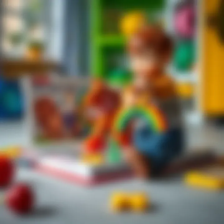 Variety of content in Fisher Price activity book