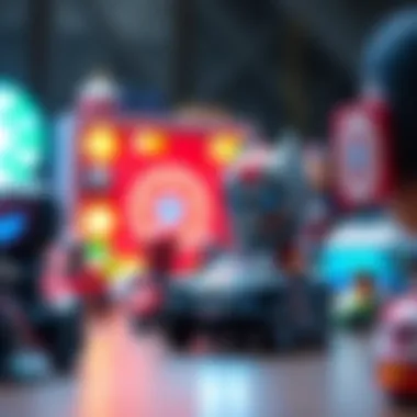 A futuristic concept art of potential future collaborations in children's toys