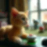 Engaging gameplay of Google cat game showcasing user interaction