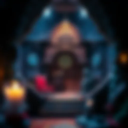 A mystical representation of the Chamber of Secrets