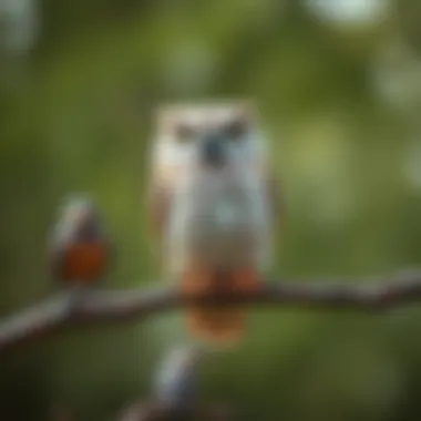 Owls: The Messengers of Magic A wise owl perched on a branch, representing the connection between magic and nature.