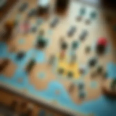 A strategic map showcasing routes and hiding spots in the game