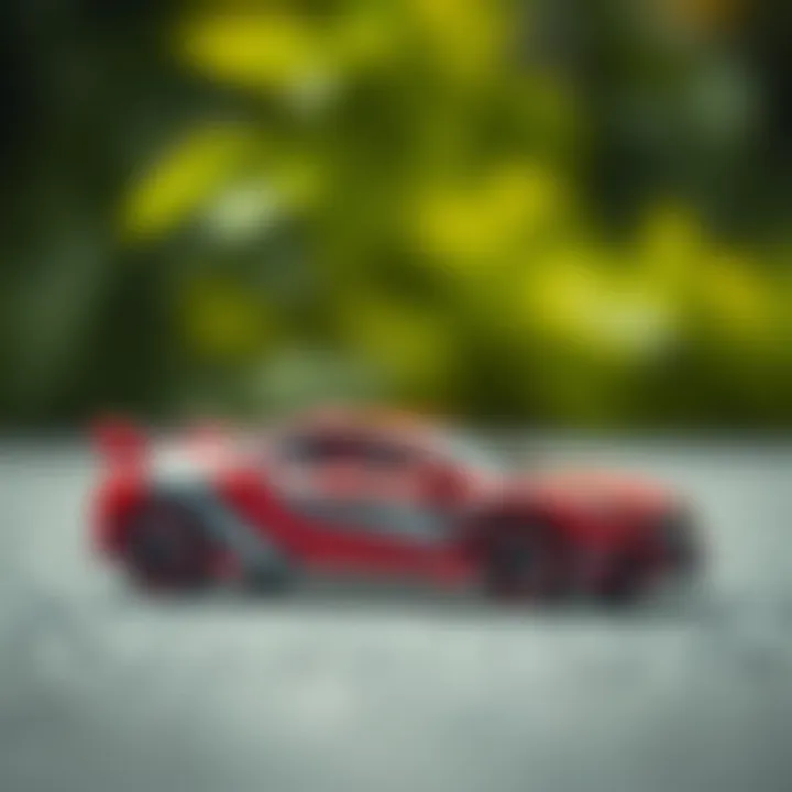 A creative representation of Hot Wheels cars inspired by Honda designs