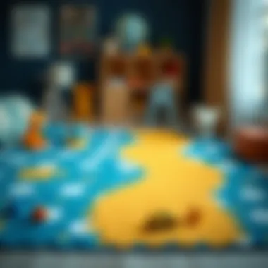 IKEA play mat designed for safety and comfort in children's play areas