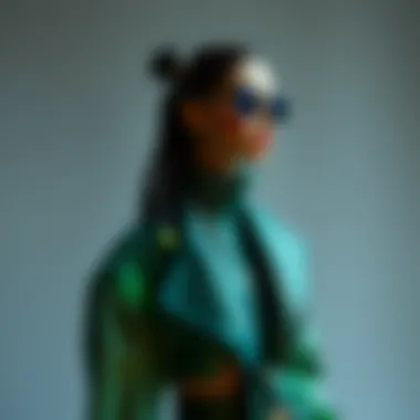 Innovative applications of colored pencils in fashion design