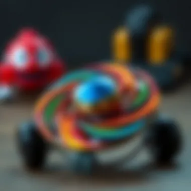 Innovative design of a spinning toy