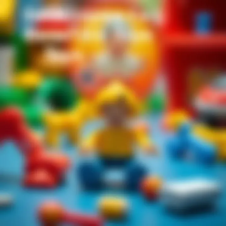 An infographic about the developmental benefits of toys