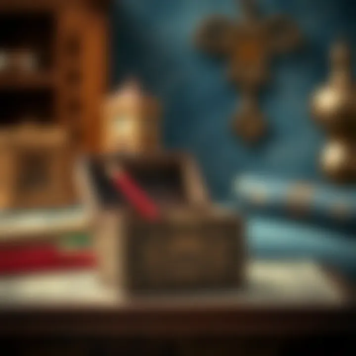 An elegant wooden pencil box highlighting intricate designs and craftsmanship.