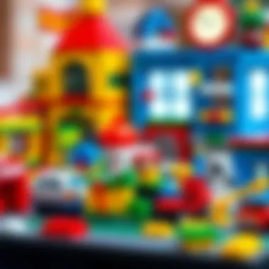 Colorful Kaplan Lego set showcasing creativity