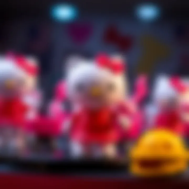 Close-up of Karaca Hello Kitty product details