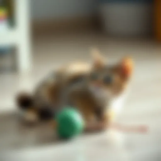 Creative cat toy made from recycled materials